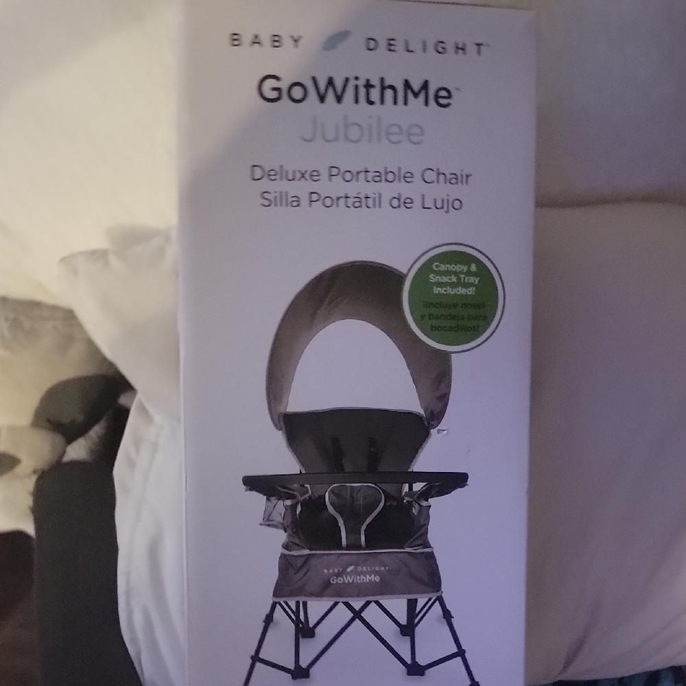Baby Delight GoWithMe Jubilee Deluxe Portable Chair - Gray